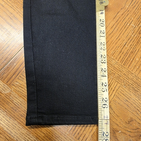 Paige Verdugo Ankle Black Denim Jeans Size 28, Inseam 27" - Picture 5 of 9